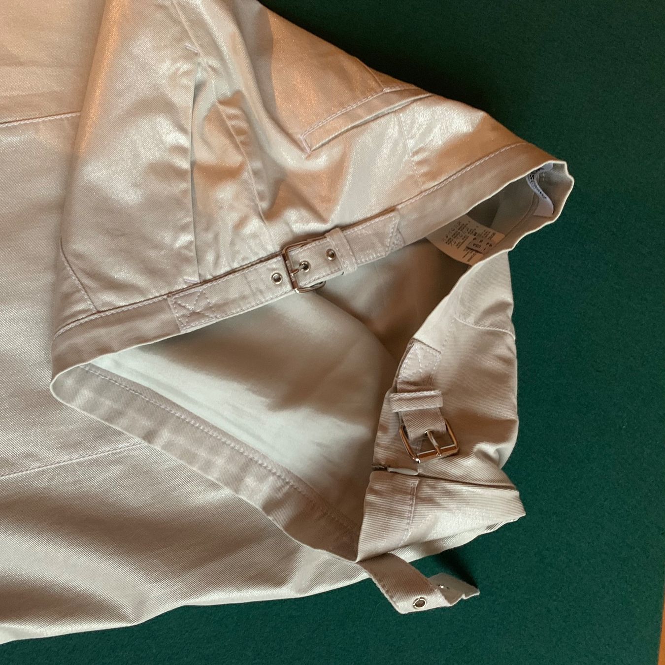 Moschino Röcke: MOSCHINO Silber metallic Jeans Rock Gr. 44IT – Gebraucht aus Interlaken von Bona55 3