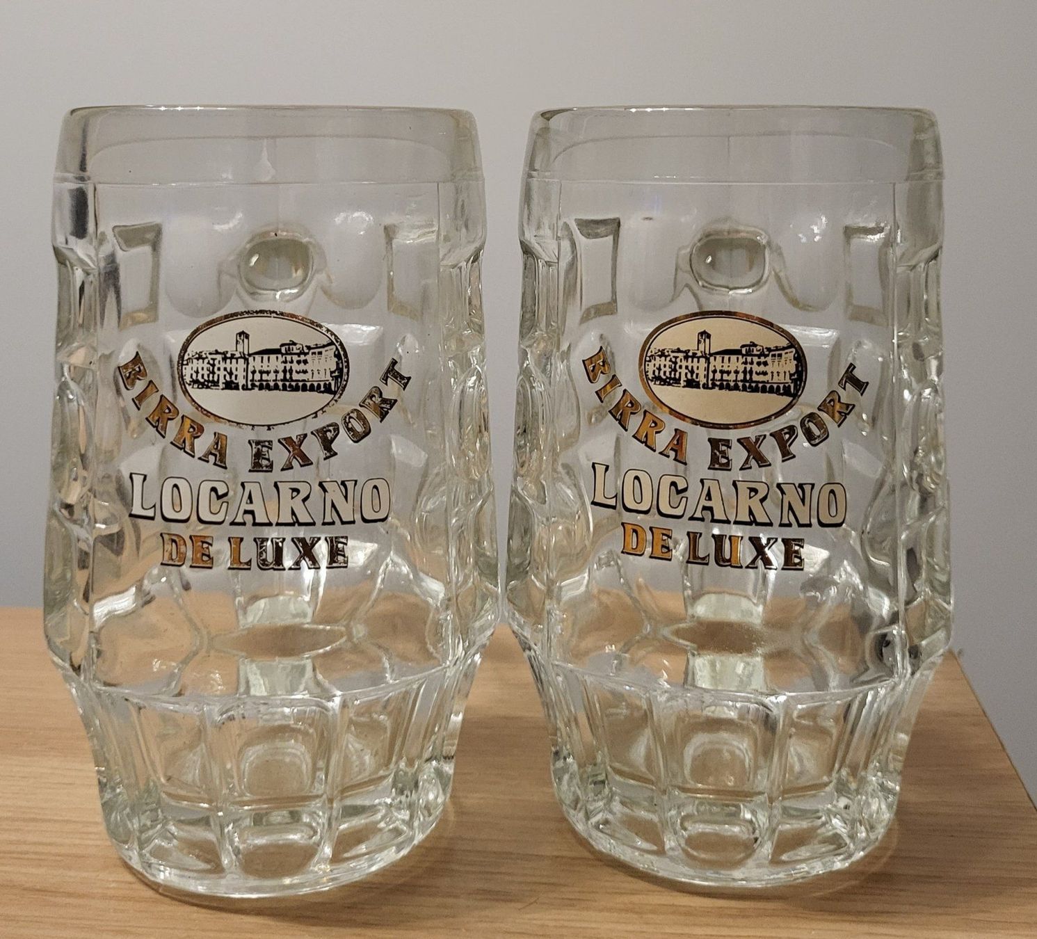 Bicchieri: 2 Bier glas Nazionale 1951 0,3 – Usato da Tenero venduto da Poker80