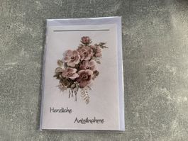 Trauerkarte / Handarbeit