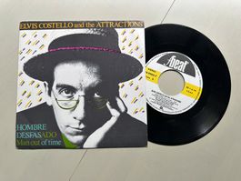 ELVIS COSTELLO tolle Single Hombre desfasado 80's Spanien