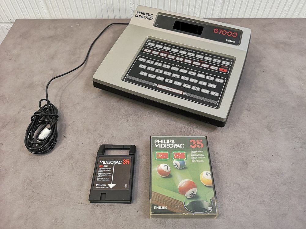 Philips Videopac Computer G7000 mit 11 Games und Zubehör | Kaufen auf