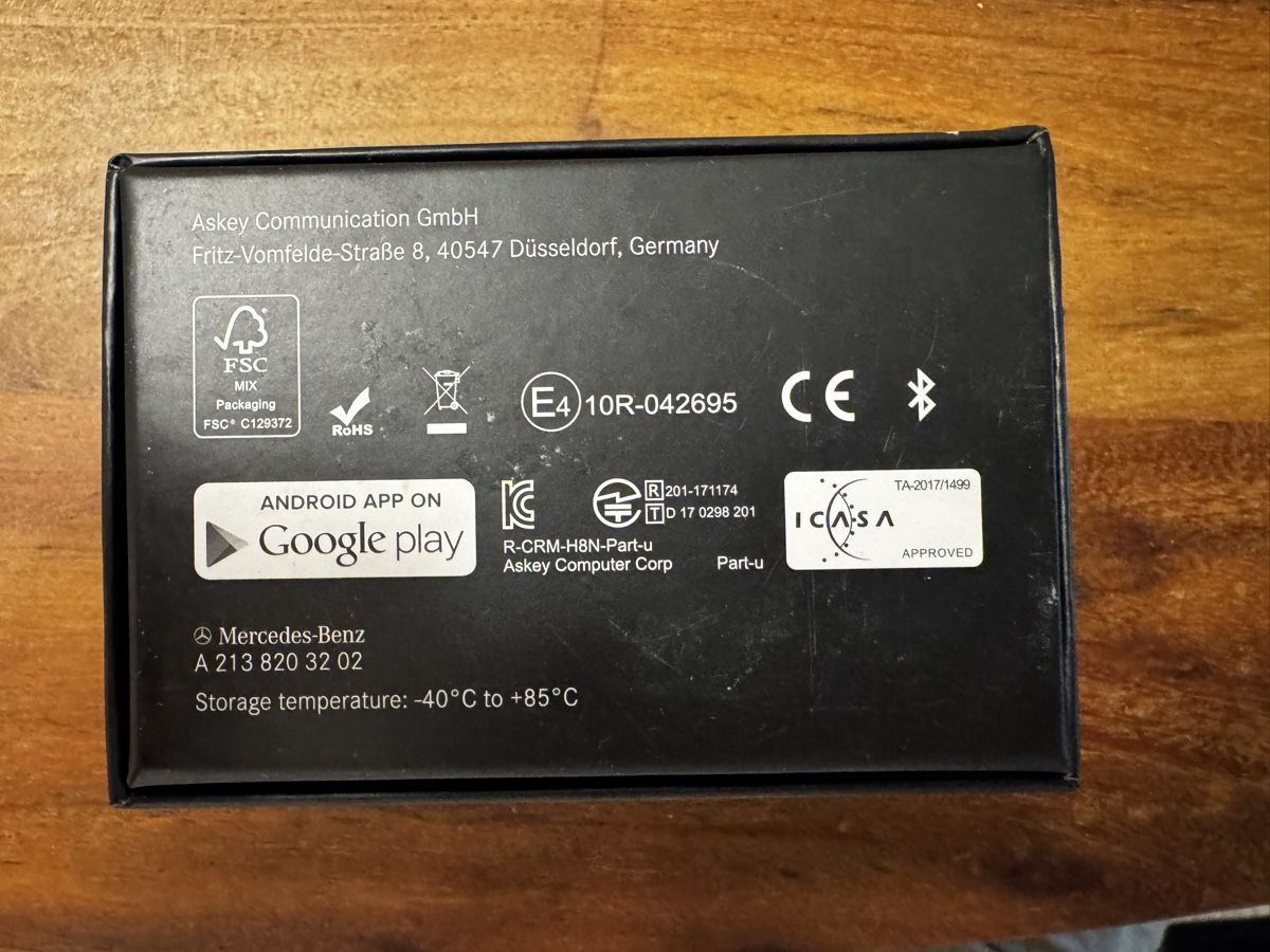 Mercedes-Benz Accessori per altri veicoli: Mercedes Me Adapter – Nuovo (secondo la descrizione) da Hombrechtikon venduto da meier34ch1 1