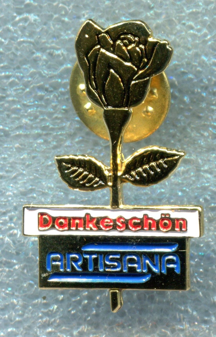 Plaketten & Abzeichen: ARTISANA  Versicherung – Gebraucht aus Winterthur von Sammleroase