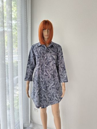 Lauren Ralph Lauren Paisley Shirt Dress Size S 100% Cotton S