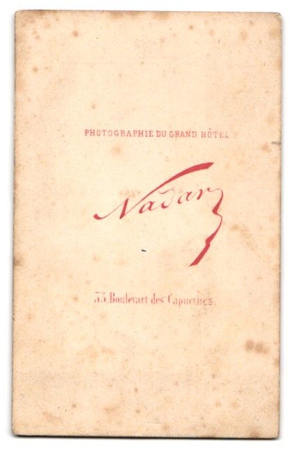 Photos & affiches: Fotografie Nadar, Paris, Amédée Charle – D'occasion à Berlin par bartko-reher 1