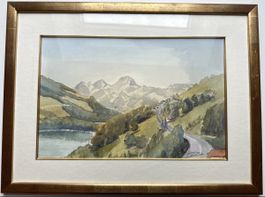 Roland ZAHND (XXe) | Aquarelle Moléson Gruyère
