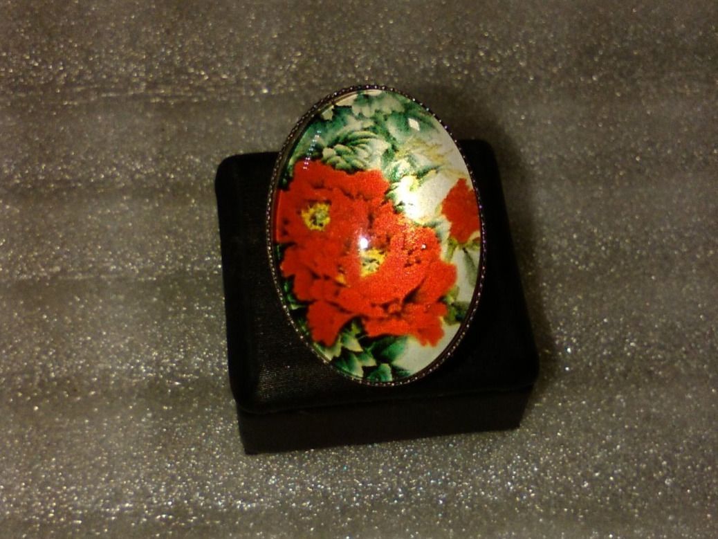 Bagues: RING EDELSTHAL,,,MIT BLUMEN,,GLANZIG – Neuf (Voir description) à Basel par bijoutrie_4 1