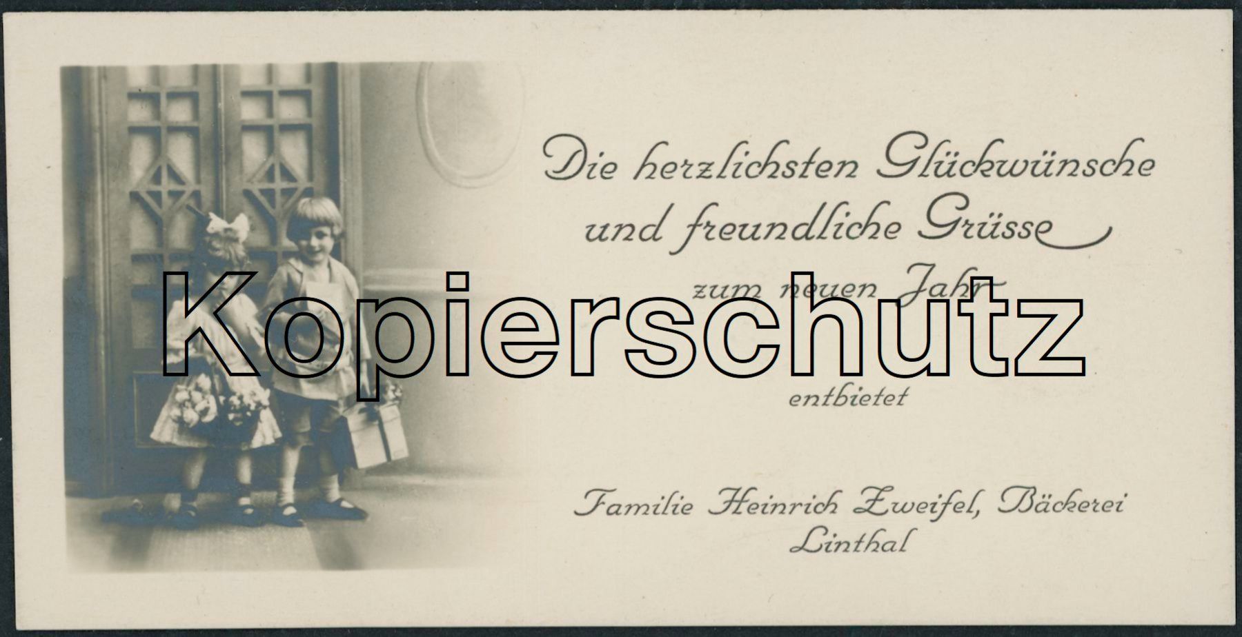 Cartoline postali: GL Linthal - Neujahr – Nuovo (secondo la descrizione) da Schindellegi venduto da leecollect