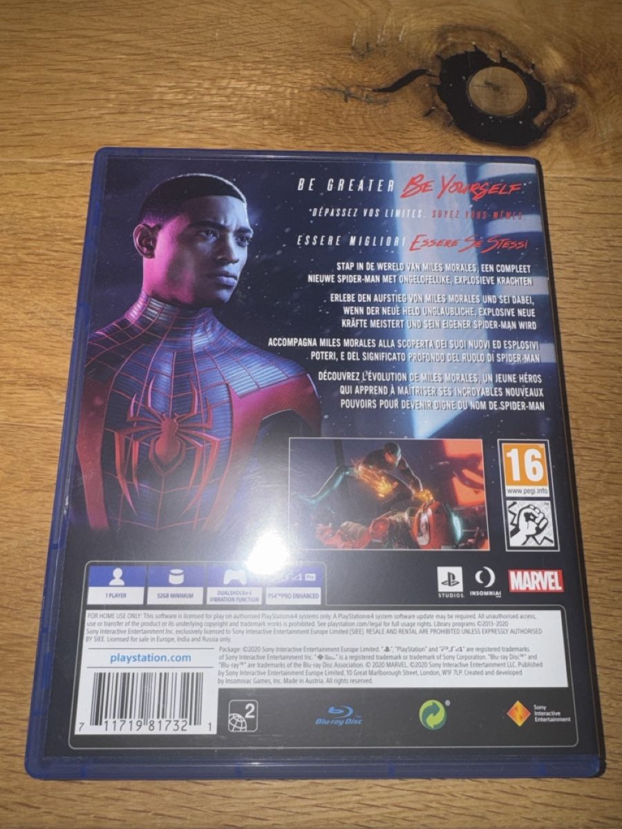 Sony Jeux: Spiderman Morals PS4 – D'occasion à Laupen BE par WinterSnow 1