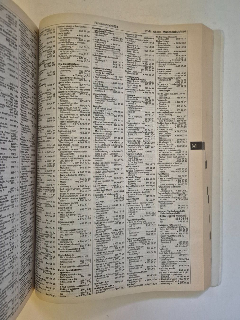 Libri: Bern Stadt und Region, Telefonbuch 2000 – Usato da Langendorf venduto da zvonu161 8