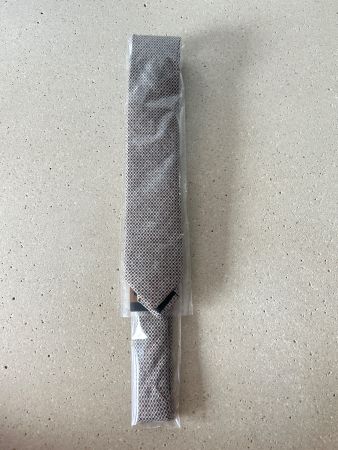 Krawatte gemustert braun Hugo Boss, neu