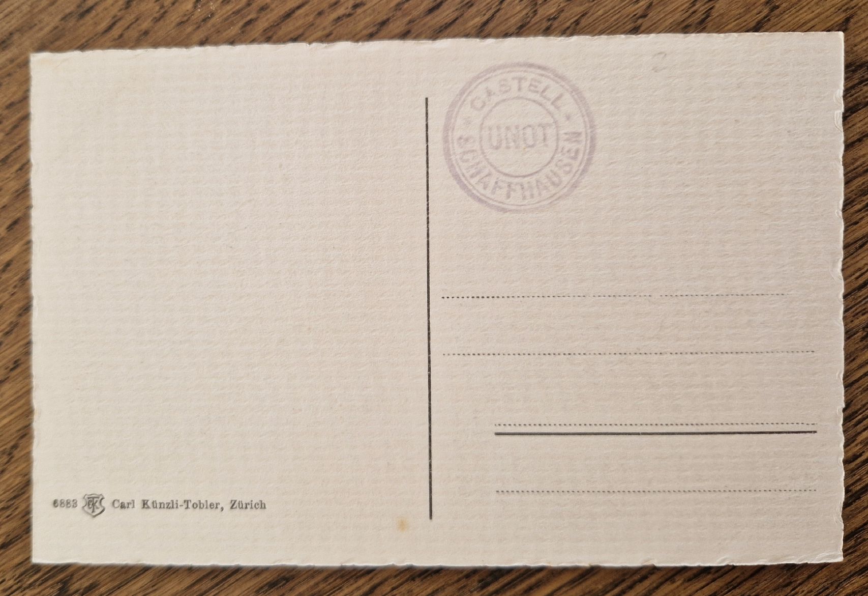 Cartoline postali: Munot Schaffhausen, Stempel UNOT – Nuovo (secondo la descrizione) da Ebikon venduto da Donar50 2