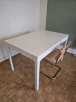 White Dining Table Extendable - Good Condition