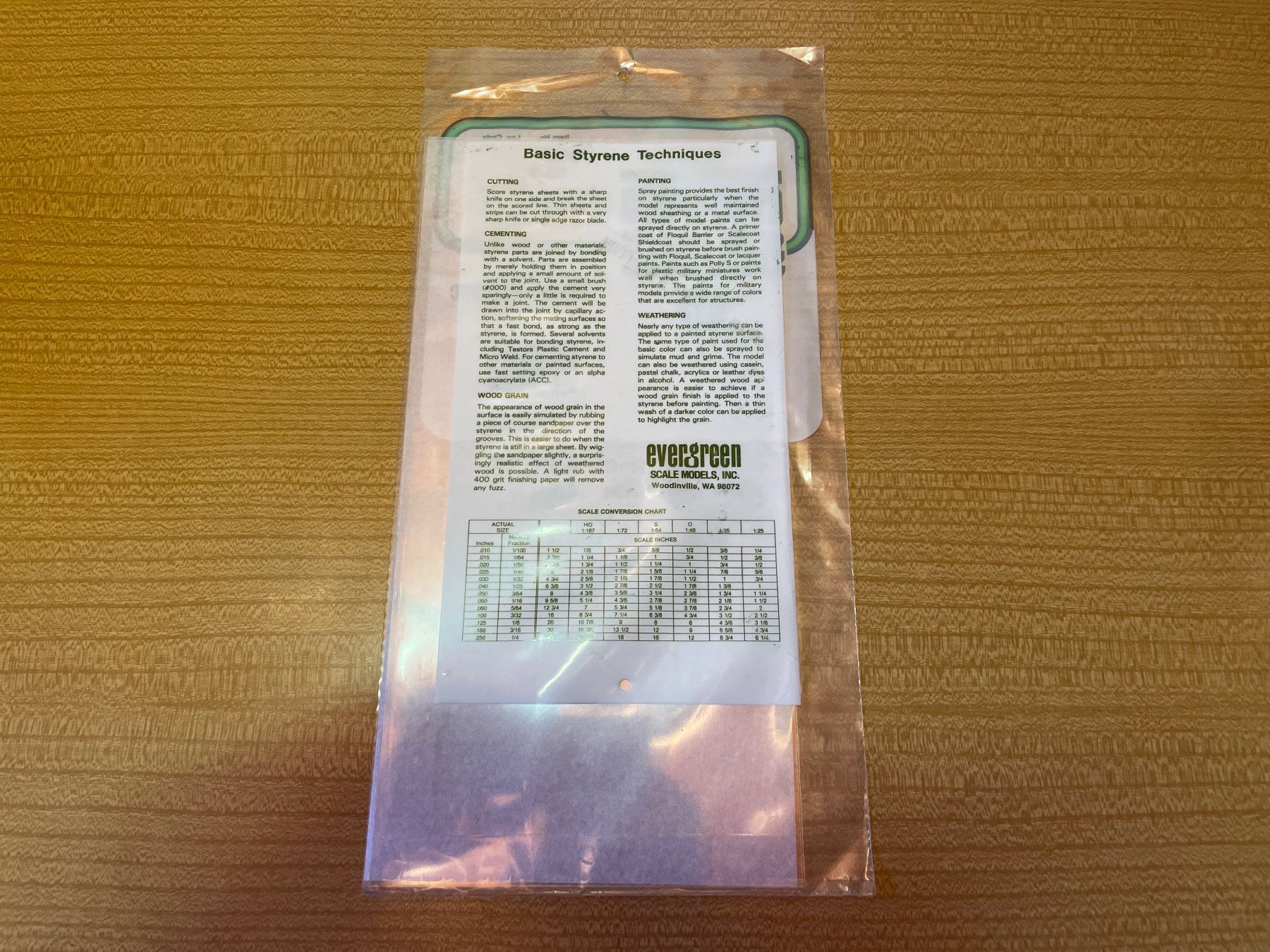 Kit di modellismo & Modellini statici: Evergreen Sheet Styrene 9006 CLEAR – Nuovo (secondo la descrizione) da Suhr venduto da Daneli7 1