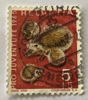 PRO JUVENTUTE  BRIEFMARKEN GESTEMPELT  