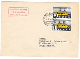 Lettre de Leysin BPA A400 pour Schaffhausen le 26.X.46