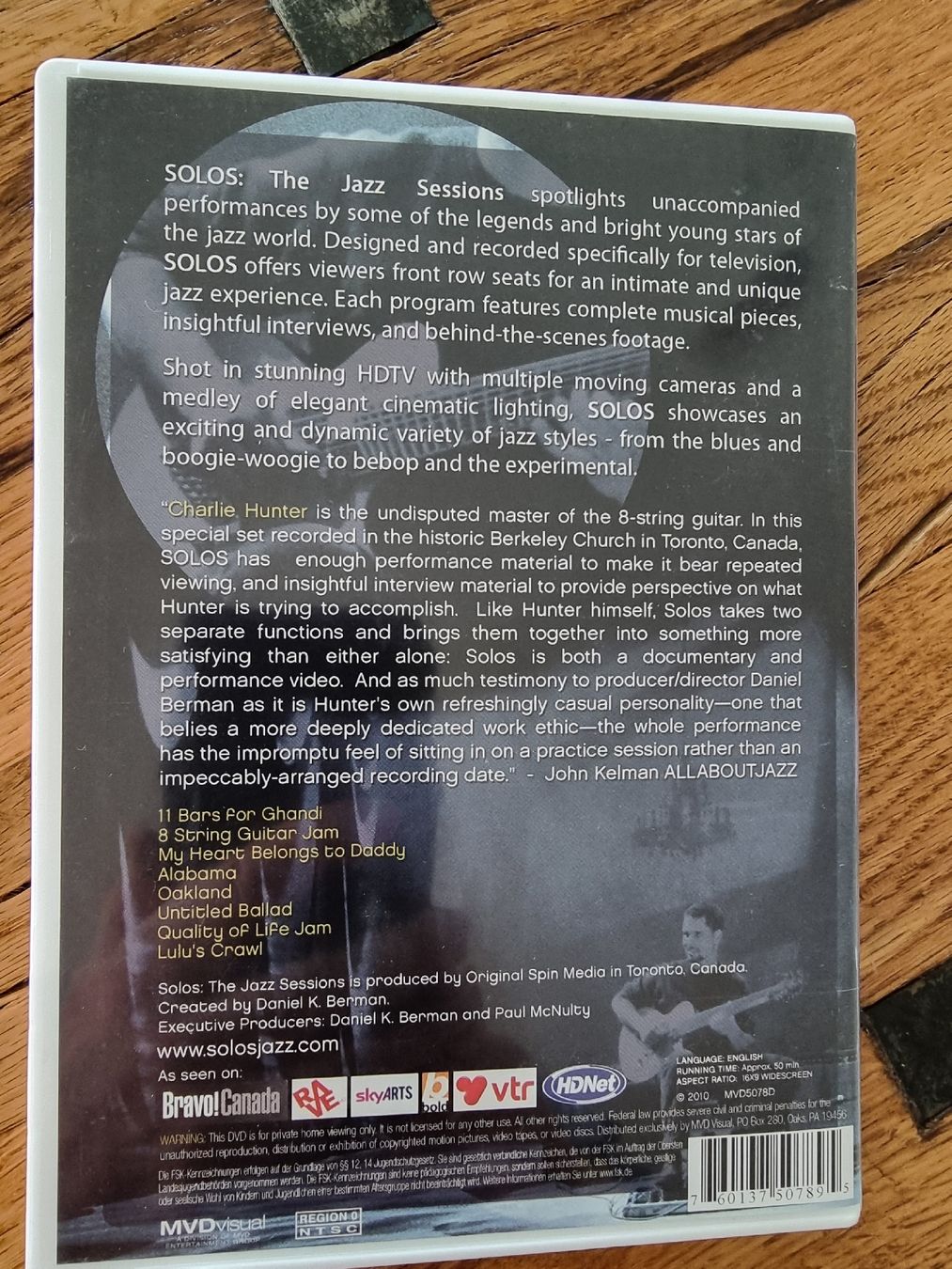 Tutti i DVDs: CHARLIE HUNTER THE JAZZ SESSIONS GITARRE – Nuovo (secondo la descrizione) da Zofingen venduto da Tinpan 2