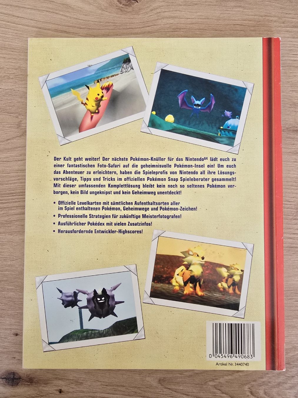 Bücher: Pokémon Snap N64 Spieleberater Nintendo 64 – Gebraucht aus Chur von 1996hiphop 1
