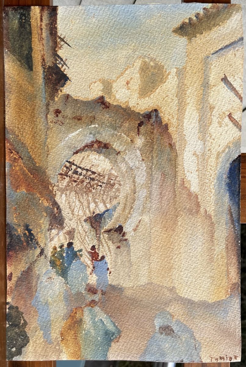Tableaux: Schmidt aquarelle orientaliste – D'occasion à Biel/Bienne par Galaq 1