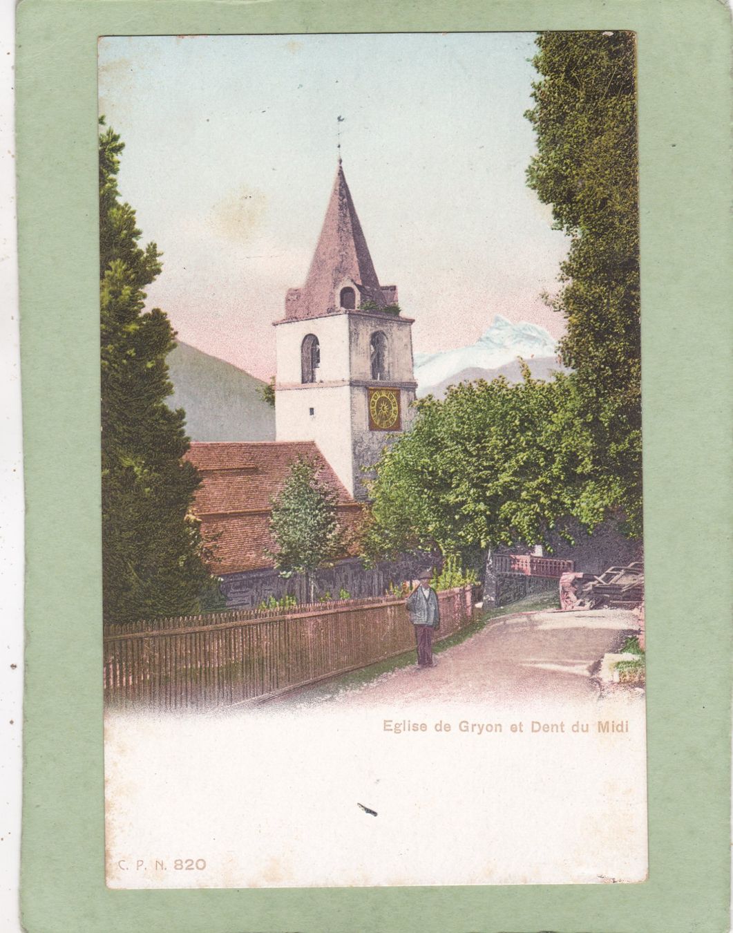 Cartes postales: Eglise de Gryon et Dent du Midi – D'occasion à Herisau par Lisegrat2008