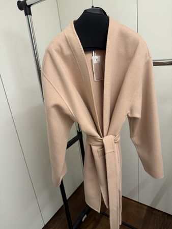 Mantel Max Mara Kamelhaar altrosa Grösse 38-44