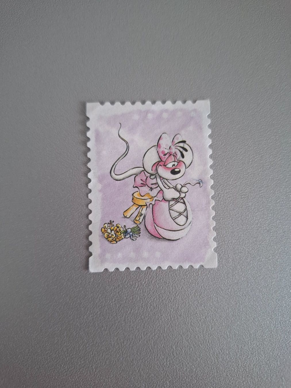 Tutti i francobolli: Briefmarke Diddl Ballerina Nr ? – Usato da Grosswangen venduto da michelli.
