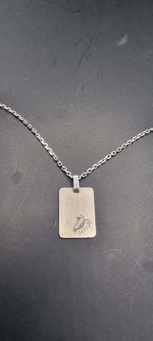 Catenine: Silber Halskette mit Skorpion Anhänger – Usato da Kreuzlingen venduto da Vitali_93