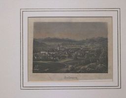 Zofingen Aquatinta von Dikenmann selten