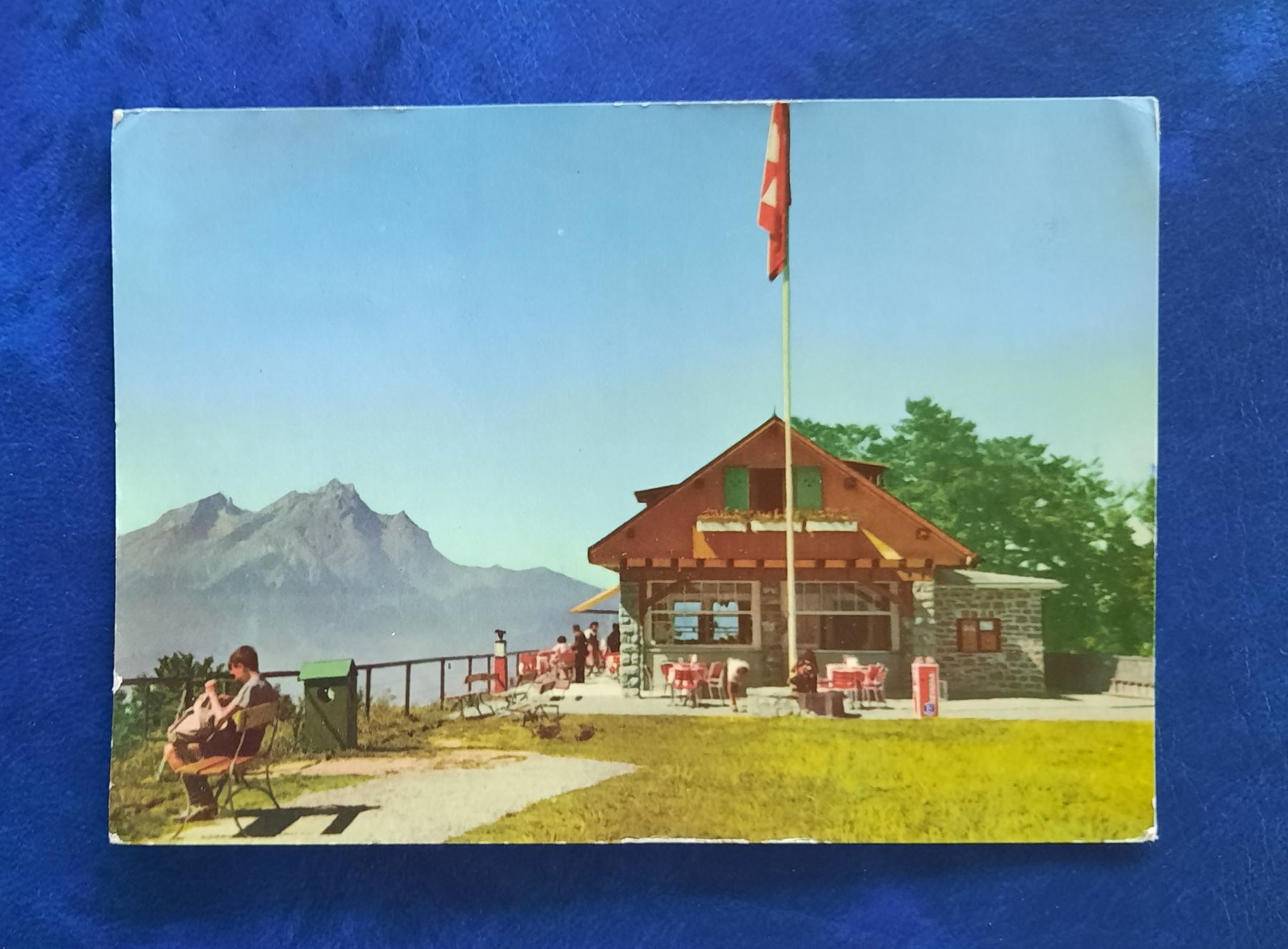 Cartoline postali: Ansichtskarte  Bürgenstock, Hammetschwand, gest. 1956 – Usato da Marly venduto da neu-adlerauge65