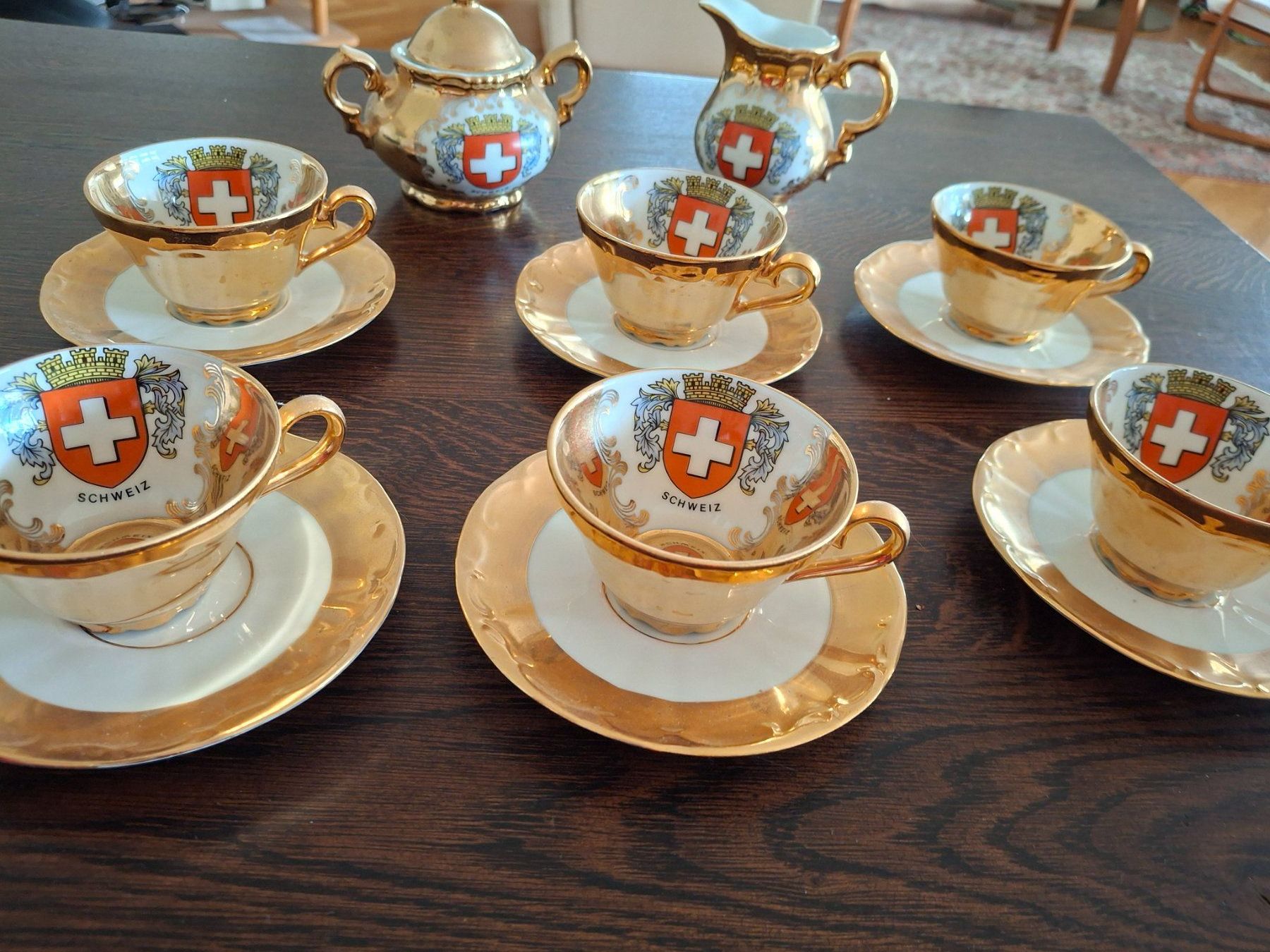 Set di piatti: Mokka-Service 6-teilig – Usato da Hinteregg venduto da suro97