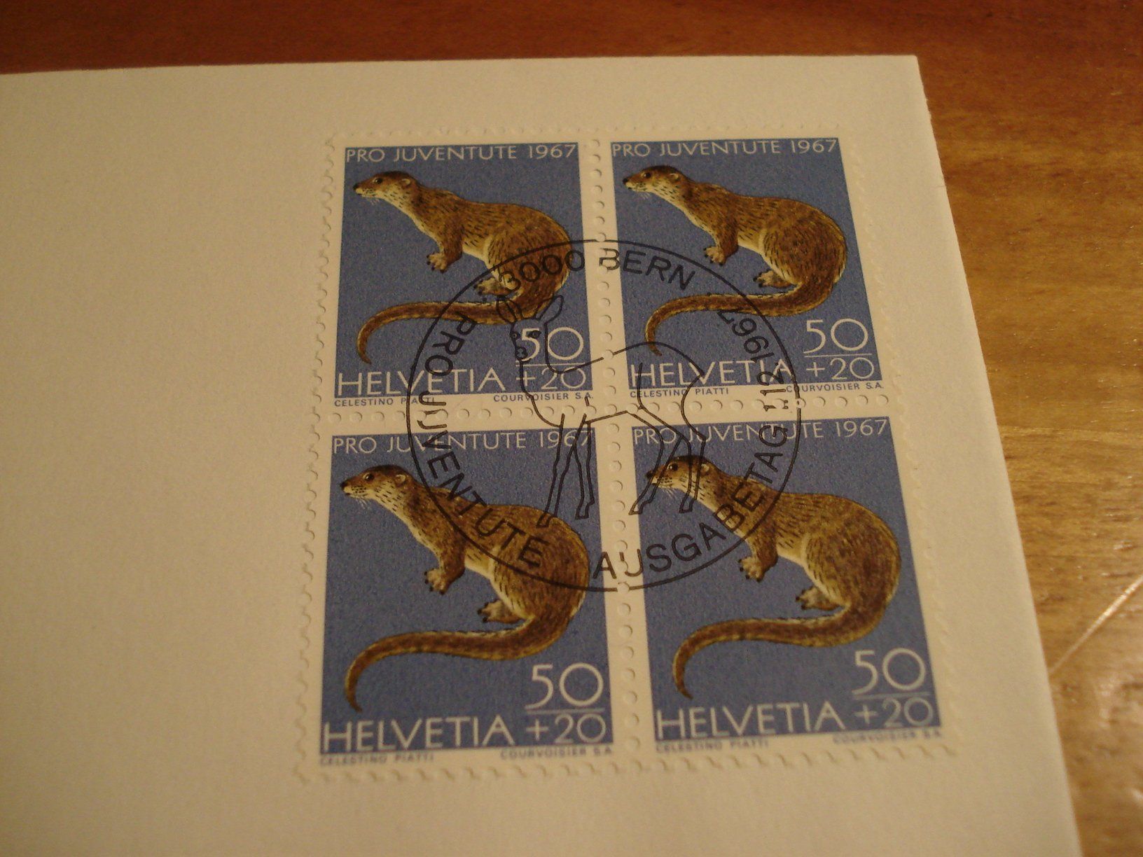 Tutti i francobolli: Pro Juventute 1967, FDC Satz + 4erblocks, 5 Belege – Usato da Niederwil AG venduto da morostahu