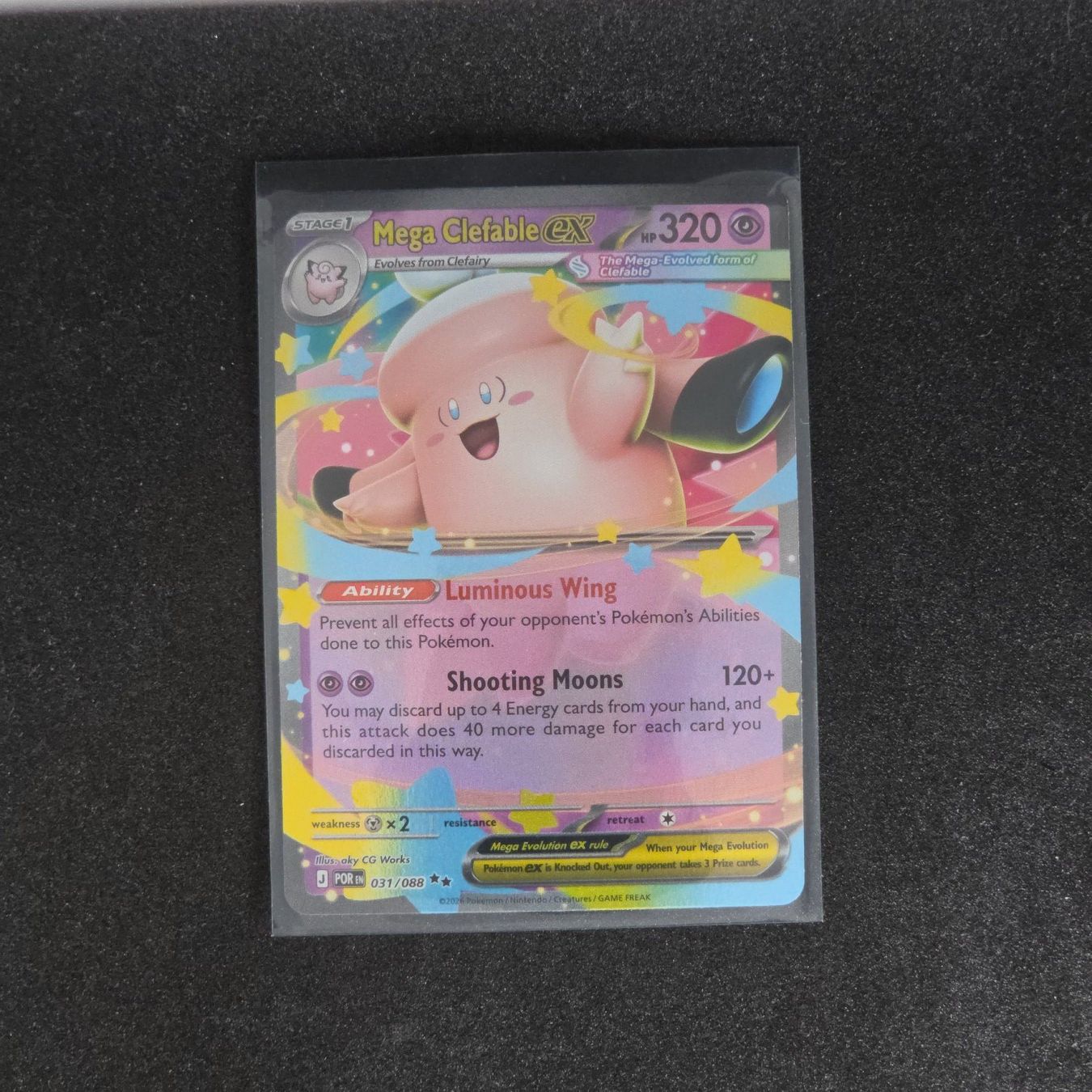 Pokémon Cartes à collectionner: Mega Clefable ex (POR 031) – Neuf (Voir description) à St. Gallen par CardZelo