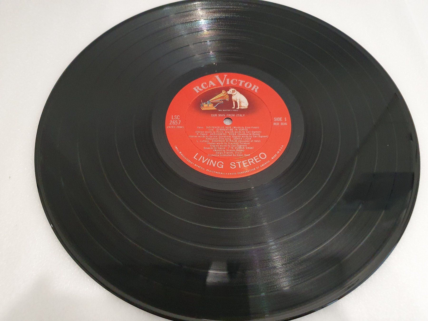 Dischi in vinile: Sergio Franchi - Our Man From Italy – Usato da Uster venduto da Vinyl-Leidenschaft 2