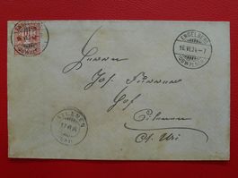 1904: Brief mit 61B von ENGELBERG OW nach SILENEN UR
