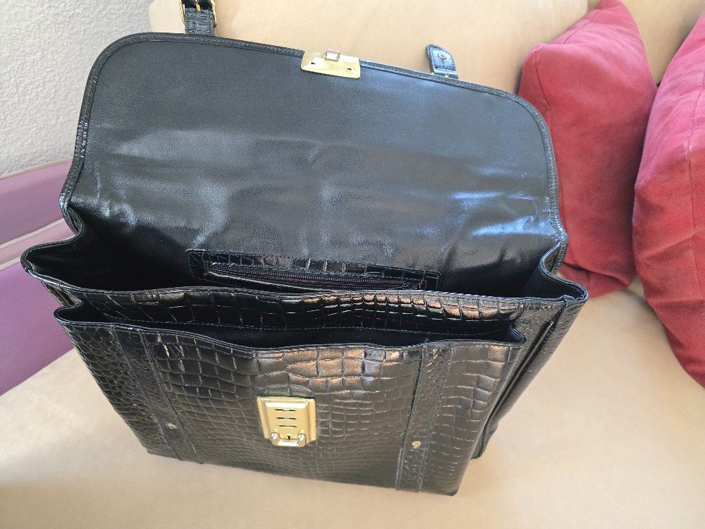 Koffer & Taschen: Salko Lederaktentasche / Serviette en cuir – Gebraucht aus Buchs ZH von Kornel01 1