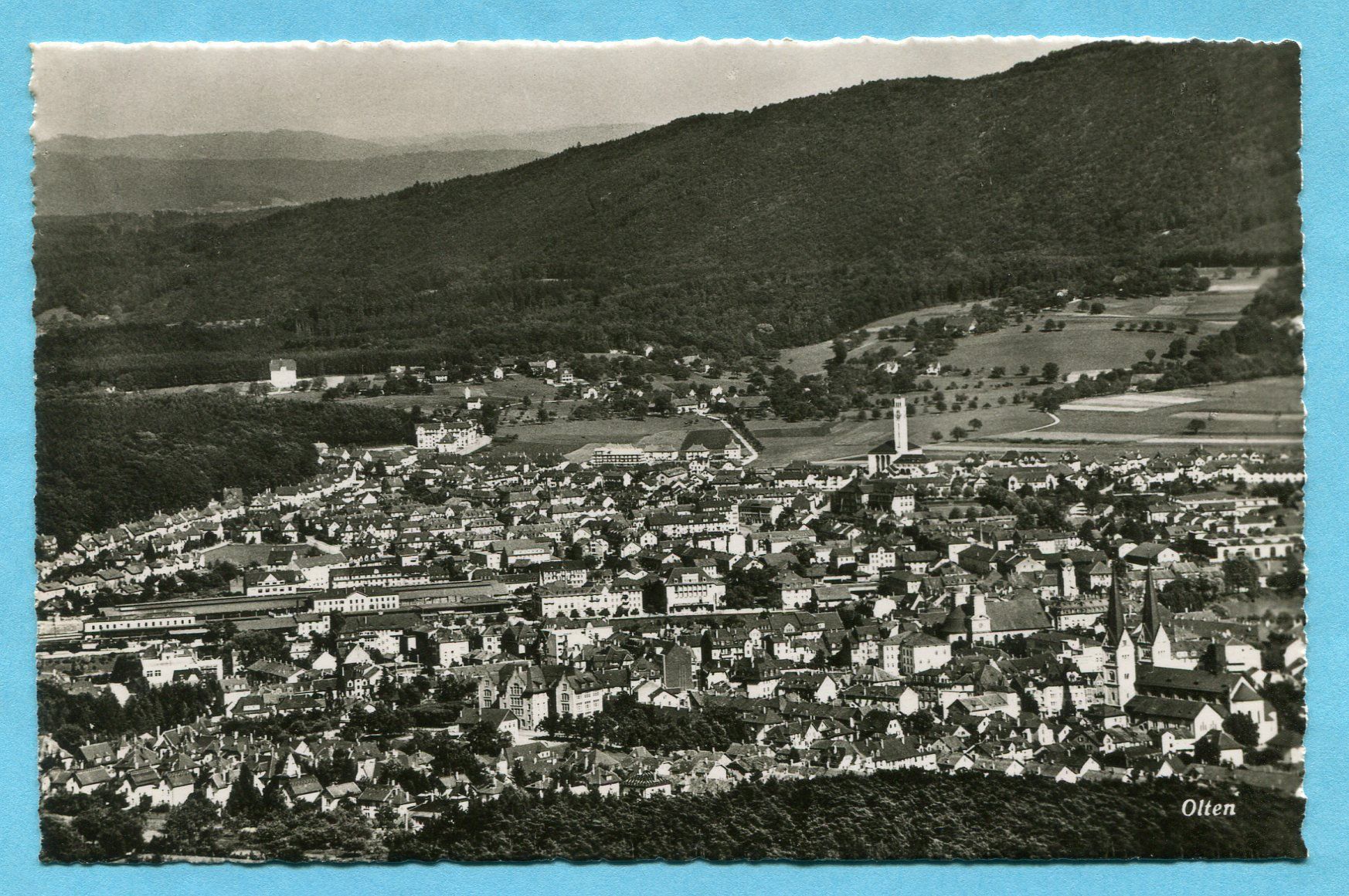 Cartoline postali: Olten 1951 – Usato da Opfikon venduto da cleocat-vb