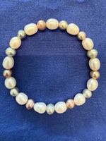 Perlenarmband, elastisch, neuwertig, Top!