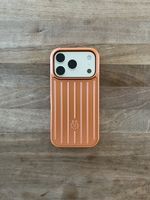 iPhone 17 Pro Hülle Orange im Rimowa-Design Neu