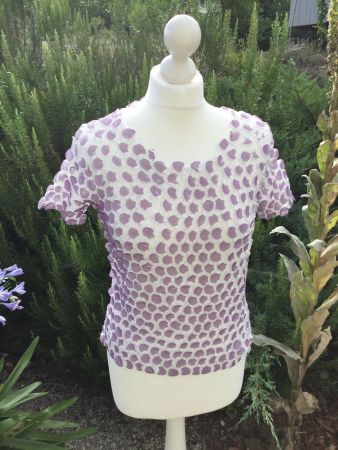 T-shirt mauve extensible NEUF