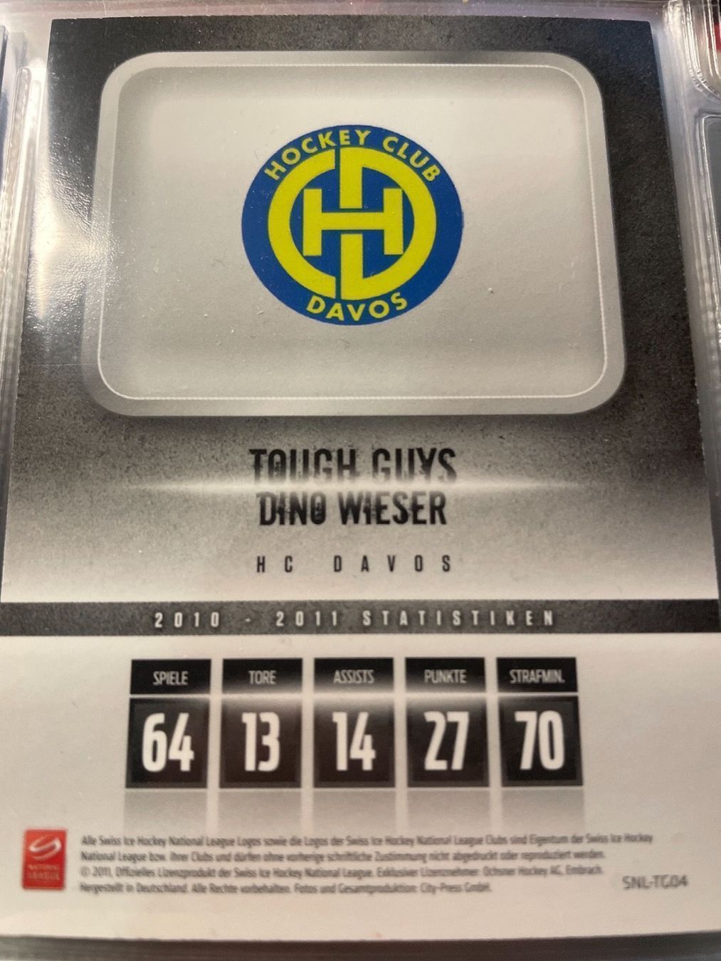 NHL Carte collezionabili: Dino Wieser HCD Davos – Usato da Lausanne venduto da It_s_Hawtin_here 1