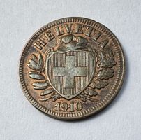 1910 2 Rappen -unz