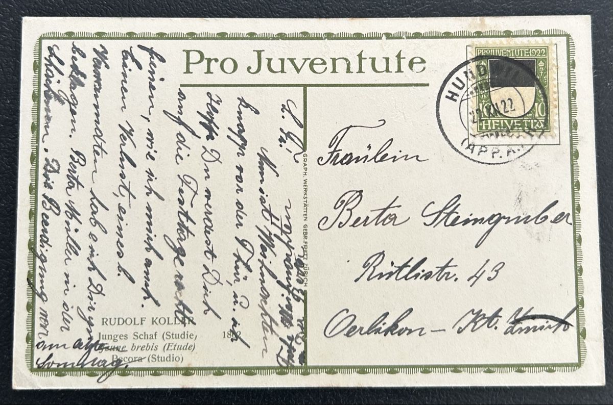 Cartoline postali: Pro Juventute Karte 97 – Usato da Horw venduto da Tellbub 1