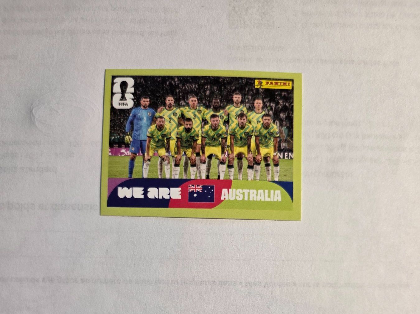 Panini Carte collezionabili: Panini  2026 AUS 13 – Nuovo (secondo la descrizione) da Grand-Lancy venduto da Seo67
