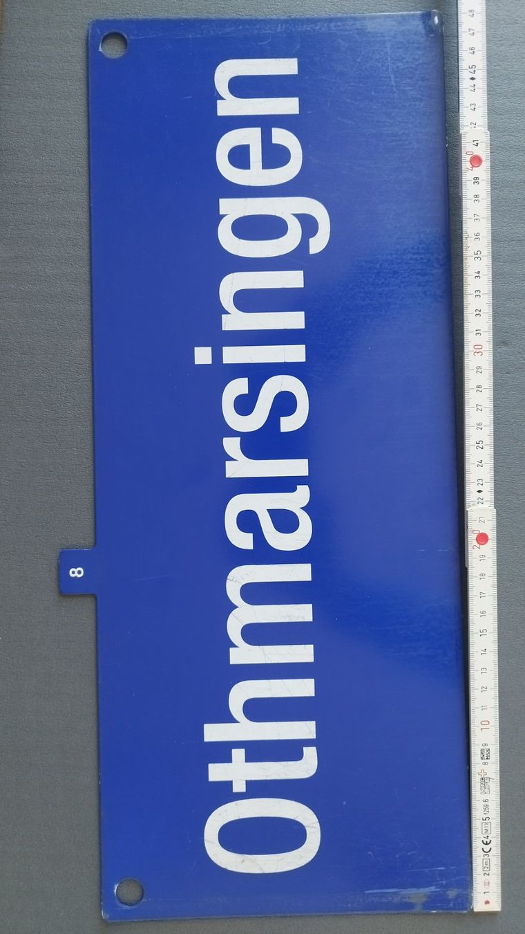 Insegne: Plaque SBB/CFF/FFS Othmarsingen/Arth-Goldau – Usato da Essertines-sur-Rolle venduto da Cavchoupi