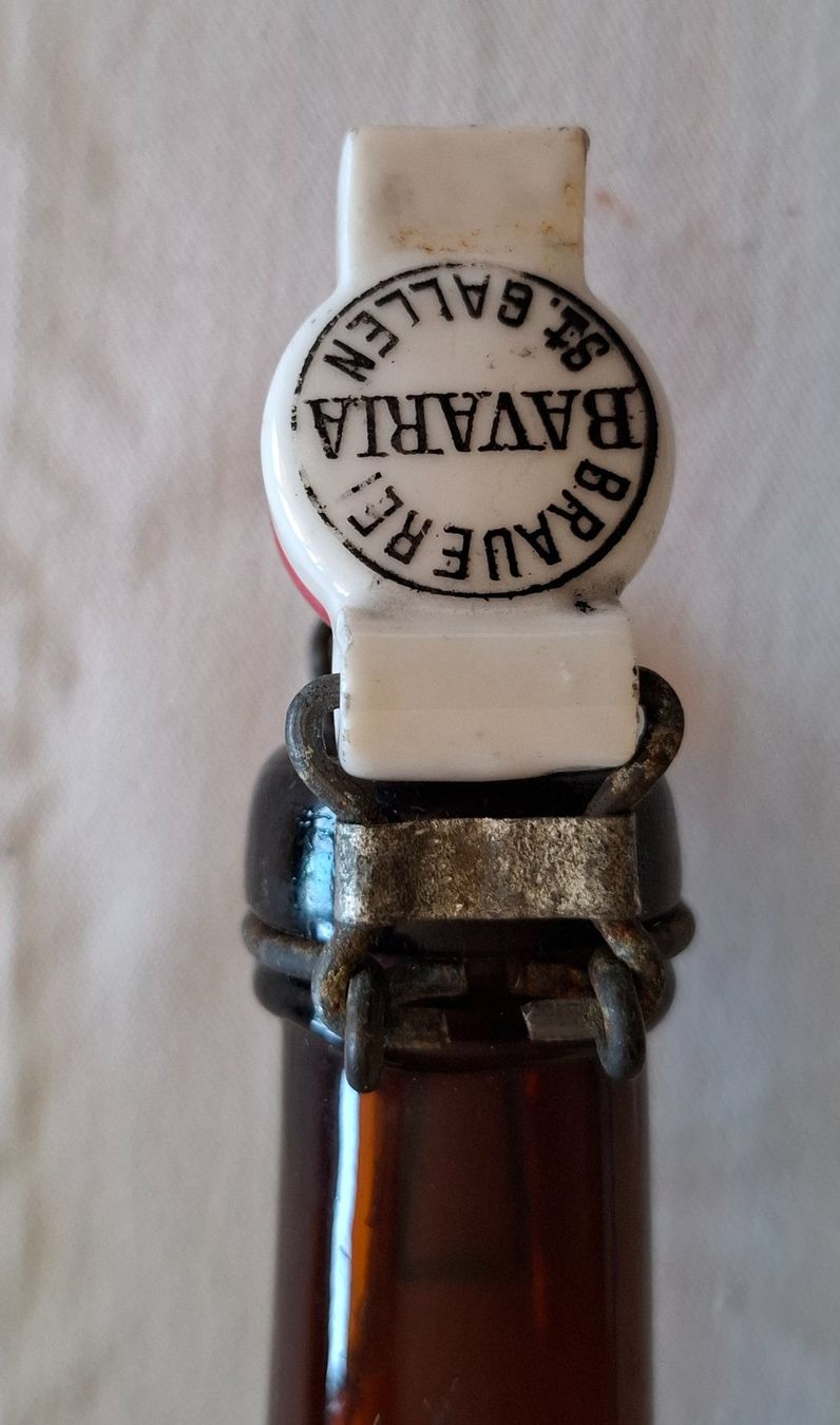 Bicchieri, Caraffe & Bottiglie: Bierflasche Bavaria St. Gallen ca. 1900 – Usato da Wil SG venduto da Clanx 2