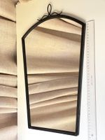 Miroir fer forgé vintage trapézoïde couronne