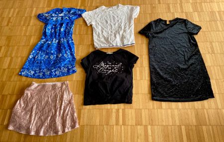 Mädchen Sommer packet 158 / 164. 13 teilig zum austragen