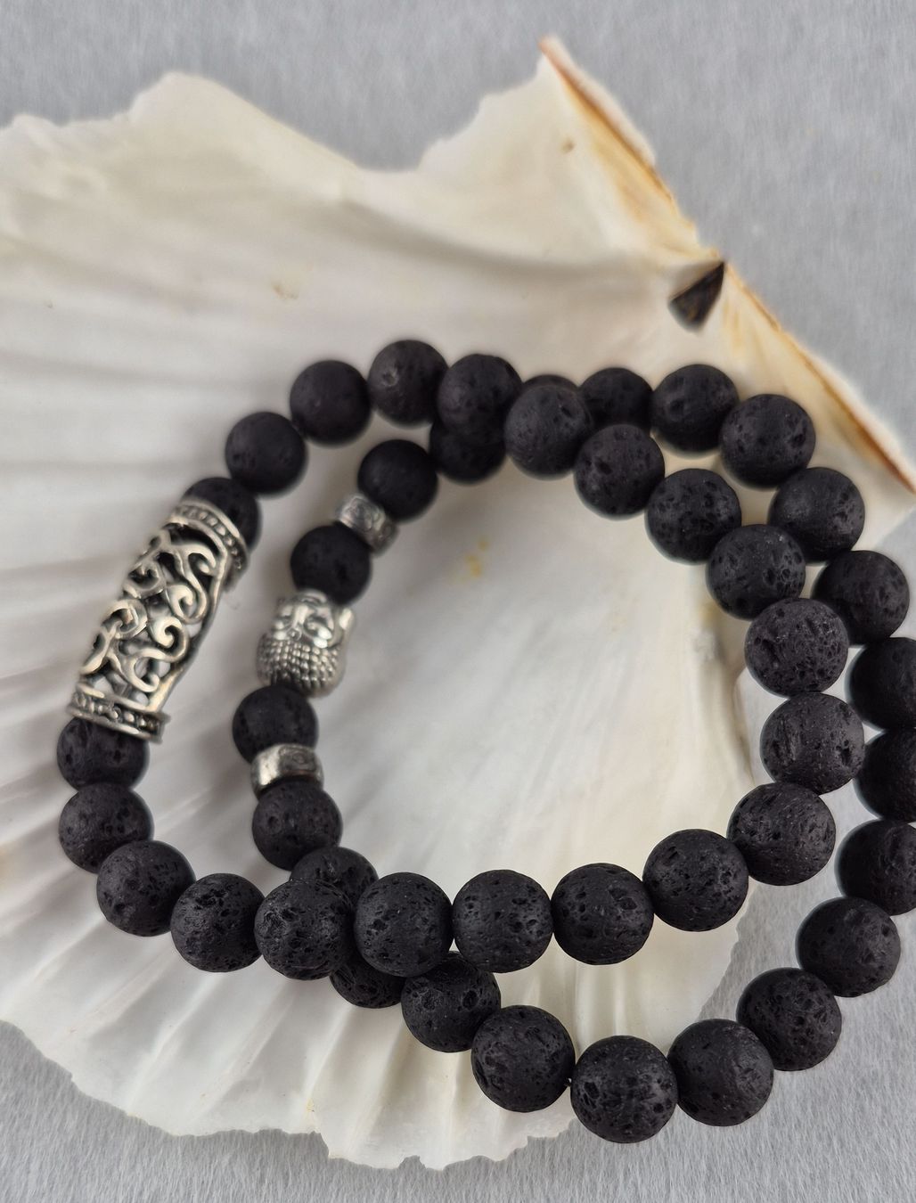 Armbänder & -reifen: Buddha Lava Stein Armband / 2 Teile – Neu und originalverpackt aus Wädenswil von Orso31 1