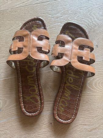 Sam Edelman Sandalen, braun, Gr. 37.5/38, fast neu