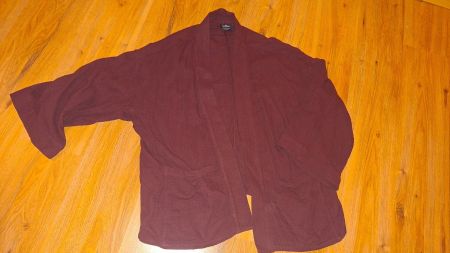 Kimono Pull&Bear bordeaux taille M-L